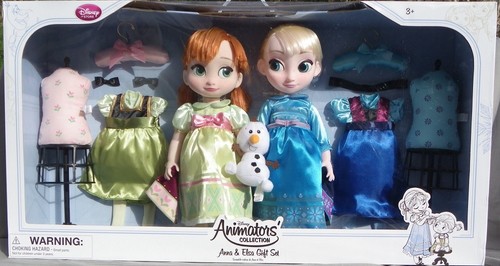 Deluxe set doll elsa anna - deluxe,