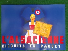BISCUITS L'ALSACIENNE - AFFICHE POSTER
