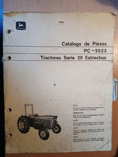 John Deere tracteur étroit 820 / 1020 VU - 1020 / 2020 OU : catalogue de pièces