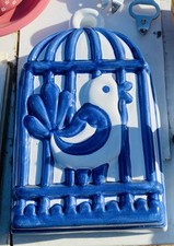 oiseau FORMELLA LENE THUN Cage décorative murale vintage en céramique de Bolzano