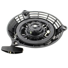 Lanceur complet noir , corde longue - moteur de tondeuse honda