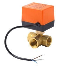 Electrovanne ??lectrique laiton 3 voies fonctionnant ?? AC220V avec installation