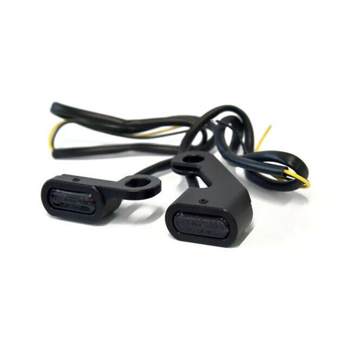 Guidon clignotant noir led - noir,,