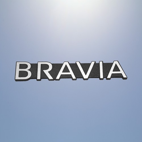 Sony bravia emblème brusched - sony,