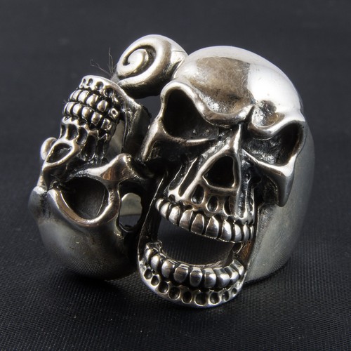 Bague tête mort skull - mort,