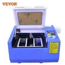 VEVOR CO2 Graveur Laser 50W Machine de Gravure Découpe Table Travail 400x300 mm