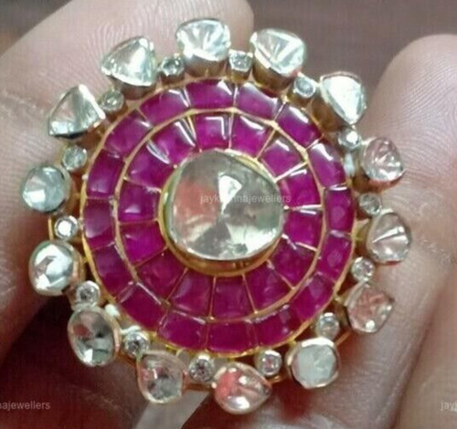 Polki diamant floral - polki,