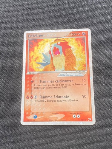 Carte pokémon entei - carte,