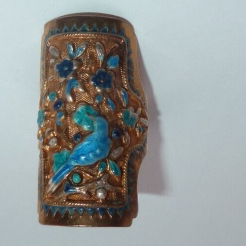 Bague japonisante vermeil - en,