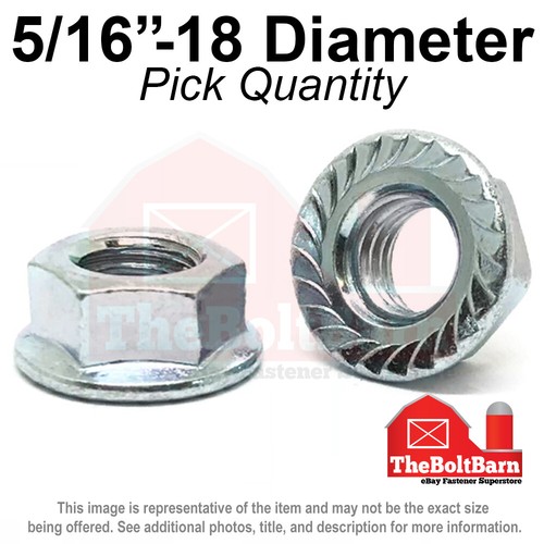 Grade 5 serrated - 5/16"-18,