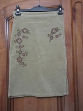 JUPE "TRF JEANS" - VELOURS - TAILLE 34