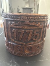 SCEAU A GLAÇONS PUBLICITAIRE CLACQUESIN 1775 VINTAGE ANNÉES 70 IMITATION BOIS