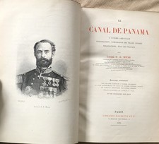 EO 1886 L.N.B. WYSE : LE CANAL DE PANAMA (relié, bien complet des cartes)