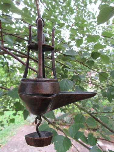 Ancienne lampe huile - huile, en