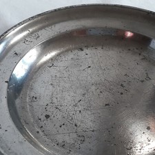 Assiette ÉTAIN 1774 XVIII Pré REVOLUTION Georg Johan NEEFF Francfort ALLEMAGNE