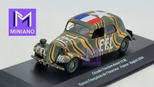 MILITAIRE CITROEN TRACTION AVANT 11BL FFI FRANCE AOUT 1944 IXO ALTAYA 1/43ème