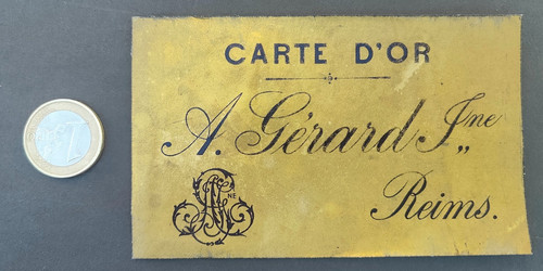 Ancienne étiquette champagne - ancienne,