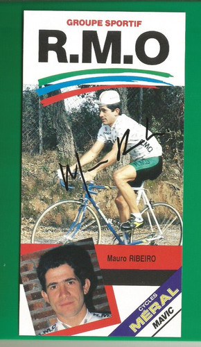 Cyclisme carte cycliste mauro - cyclisme,