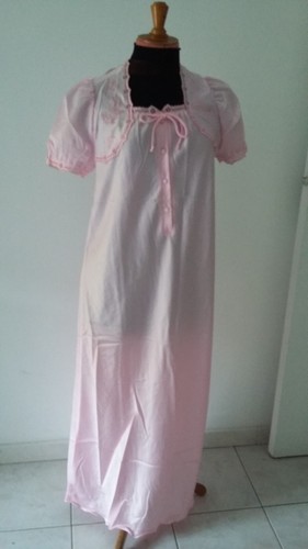 Ancienne chemise nuit rose - de,