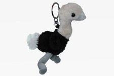 Peluche Autruche H 15 Cm Porte-Clés Noir 1017175