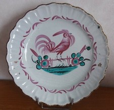 assiette ancienne faïence LES