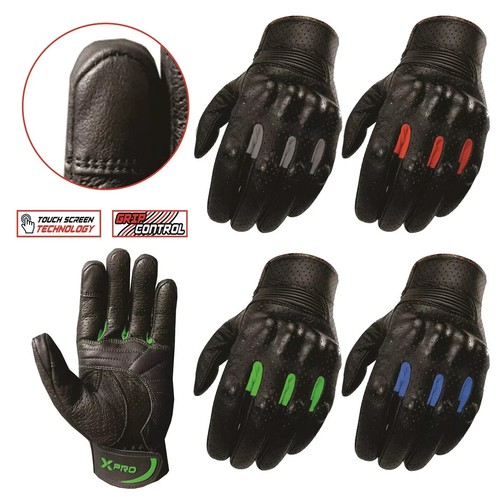 Gants moto cuir - en, xpro