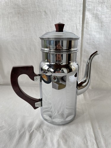 Cafetière cuivre chromé - cafetière, en
