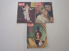 Lot  3 Magazines PARIS MATCH