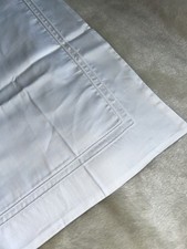 YVES DELORME TRIOMPHE BLANC taie d'oreiller  75 cm * 50 cm NEUF