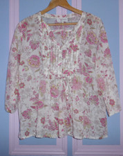 TRES BEAU HAUT FLUIDE MANCHES 3/4 AFFINITES TAILLE 3 EN TRES BON ETAT