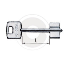 Cisa 00100.001 Clé Brute pour