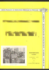 MONTBRISON (42) USINE d' OUTILLAGE à BOIS / LAMES & FERS de RABOTEUSE "UFFOP"