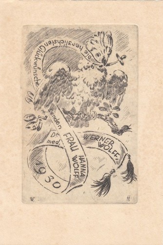 Carte vœux nouvel an - de,