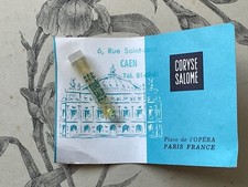 Ancienne miniature de parfum CORYSE SALOME Péché Permis- Paris