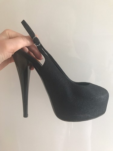 Chaussures noires talons - noires, à