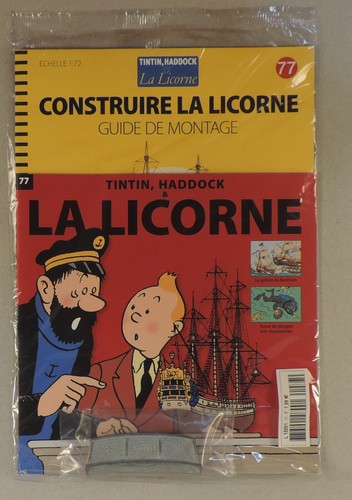 Tintin construire licorne - tintin,