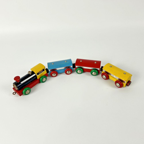 Vintage brio wooden train set - train,