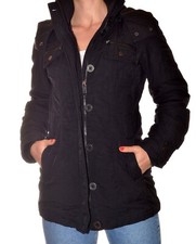 Long manteau noir - noir, capuche