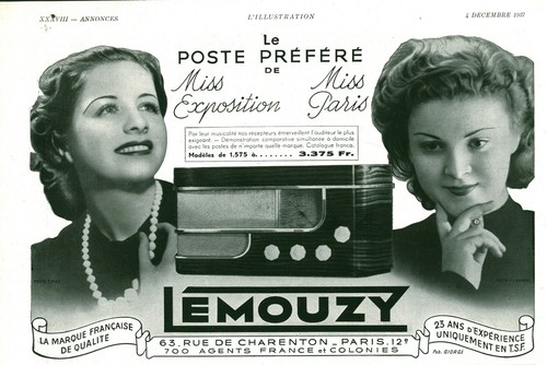 Publicité ancienne poste