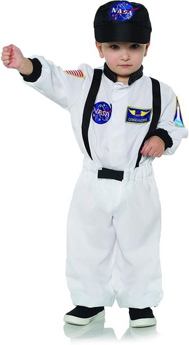 White astronaut toddler - white,