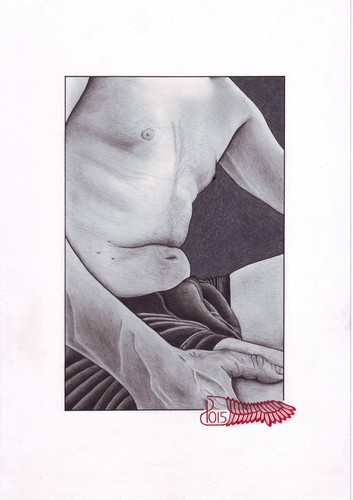 Croquis dessin art masculin - art, nu