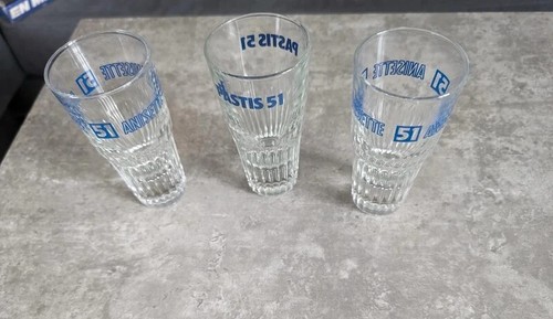 Lot verres vintage pastis - verres,