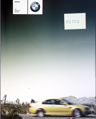Ed5513 brochure bmw coupé - ed5513, m3