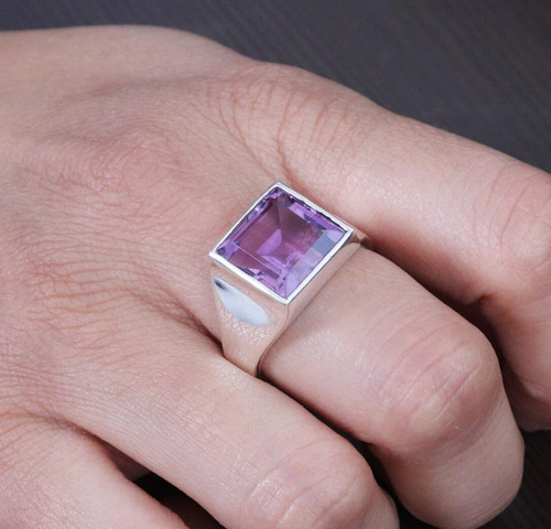 Bague chevalière argent - bague, en