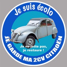 Sticker suis ecolo - suis, garde