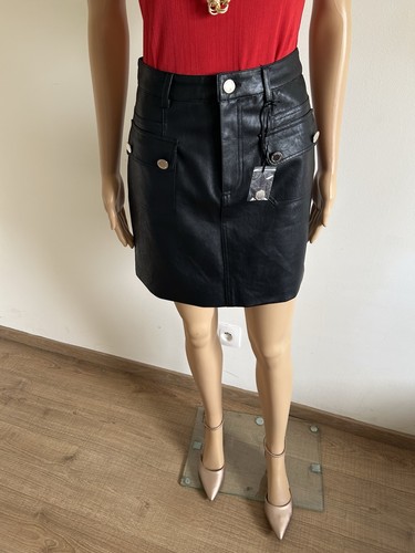 Jupe noire neuve simili - en,