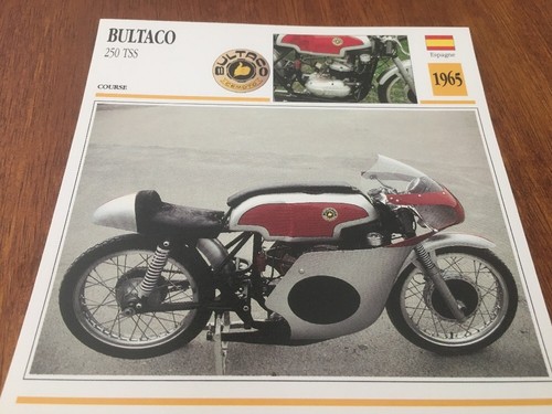 Carte moto bultaco 250 tss - carte,