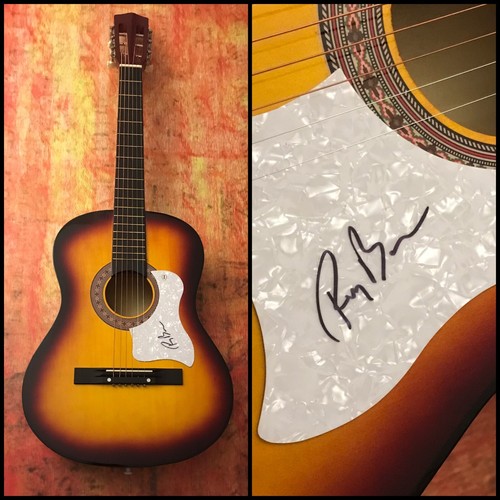 Guitare acoustique signée - guitare,