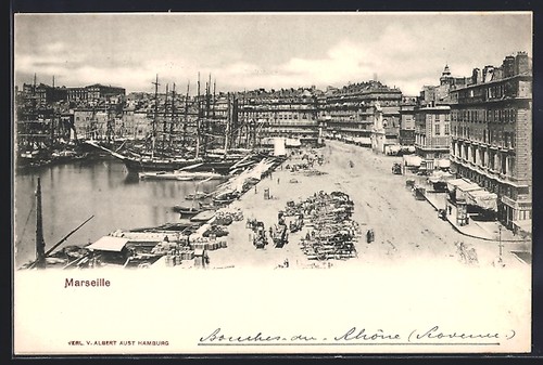 Cpa marseille vue port - cpa, du