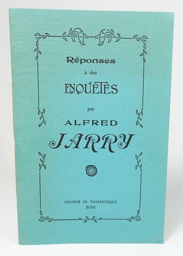 Jarry alfred réponses - jarry,